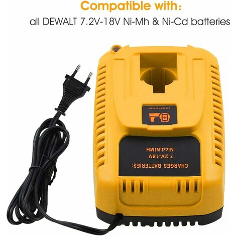 Chargeur DEWALT 3Ah - Ni-Cd + Ni-MH + Li-Ion - Tension de sortie 7