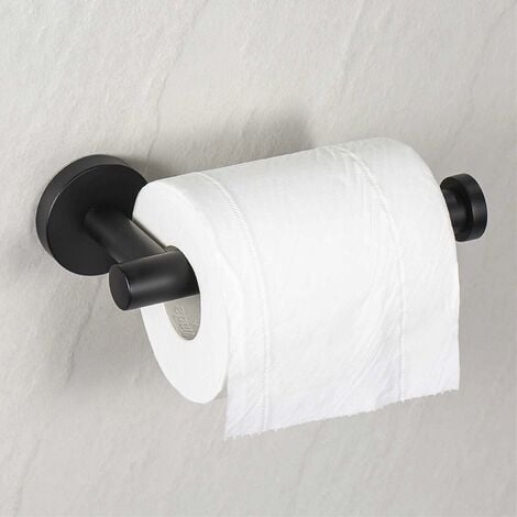 Support Papier Toilette Noir Derouleur Papier Wc Mural Porte