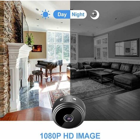 Mini Camera Espion, HD 1080P Spy Caméra de Surveillance WiFi avec Vision  Nocturne et Detecteur, Caméra Video Surveillance de Sécurité Bébé sans Fil  Hidden Caméra Interieur/Exterieur