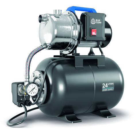AR Blue Clean ARGP 600PB Zelfaanzuigende Pomp met Reservoir voor Grijs Water (600 W, Max. Debiet 3.100 l/u, Max. Opvoerhoogte 35 m