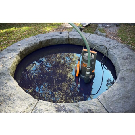 Pompe Immergée pour Eaux Claires Black+Decker BXUP250PCE  (250 W, Débit  max. 6000 l/h, Hauteur d'élévation 6 m)