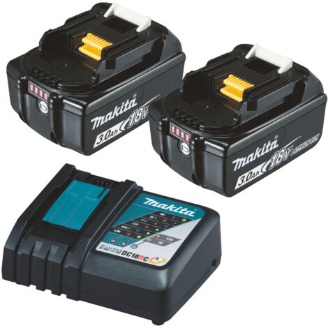 Power Pack 18V LXT (2x3,0 Ah) mit einfachem Ladegerät - MAKITA Y-00197 (1/3)