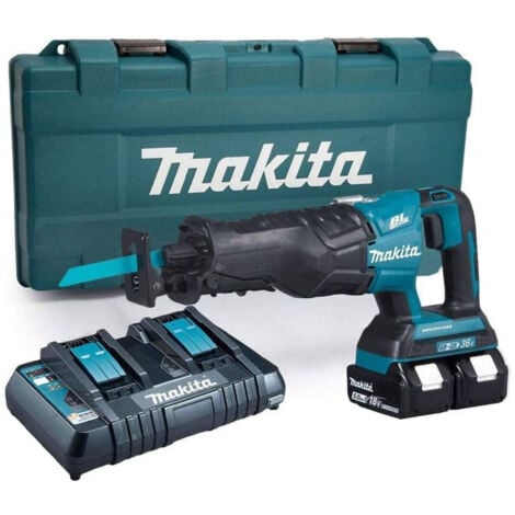 Säbelsäge 36V LXT (2x5,0 Ah) in Kunststoffkoffer - MAKITA DJR360ZK