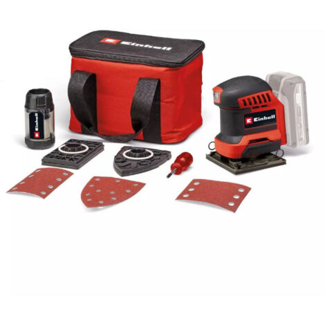 Ponceuse vibrante 18V (solo) TE-OS 18/113 3X Li dans sac - EINHELL 4460730