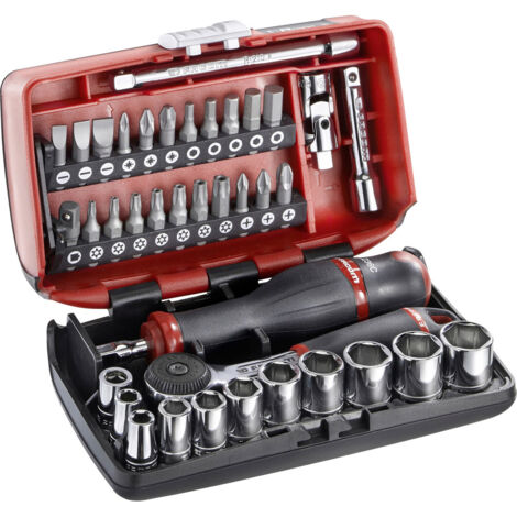 Steckschlüsselsatz 1/4" mit Schraubset (38-tlg.) - FACOM R2NANO