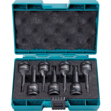 atz mit 7 Torx-Stecknüssen 1/2" Vierkant – MAKITA E-23628 (1/5)