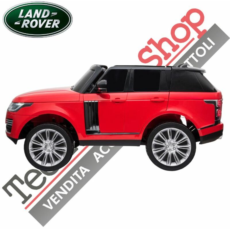 Auto Elettrica Per Bambini Land Rover - Range Rover Sport HSE 2 Posti-Rosso