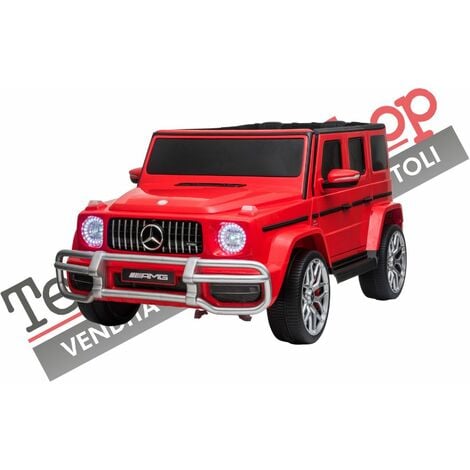 Auto Elettrica per Bambini MERCEDES Classe G AMG 12V Big 2 Posti -Rosso