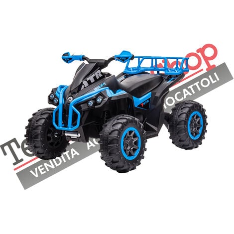 CAN AM Quad Elettrico per Bambini a Batteria 12 V Telecomando 2 Posti