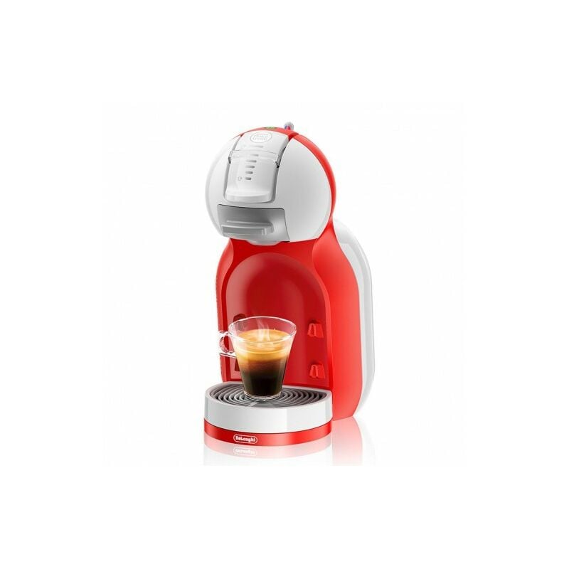 Cafetera Espresso Automática DELONGHI Mini ME EDG305 Rojo y Blanco 15Bar Dolce Gusto