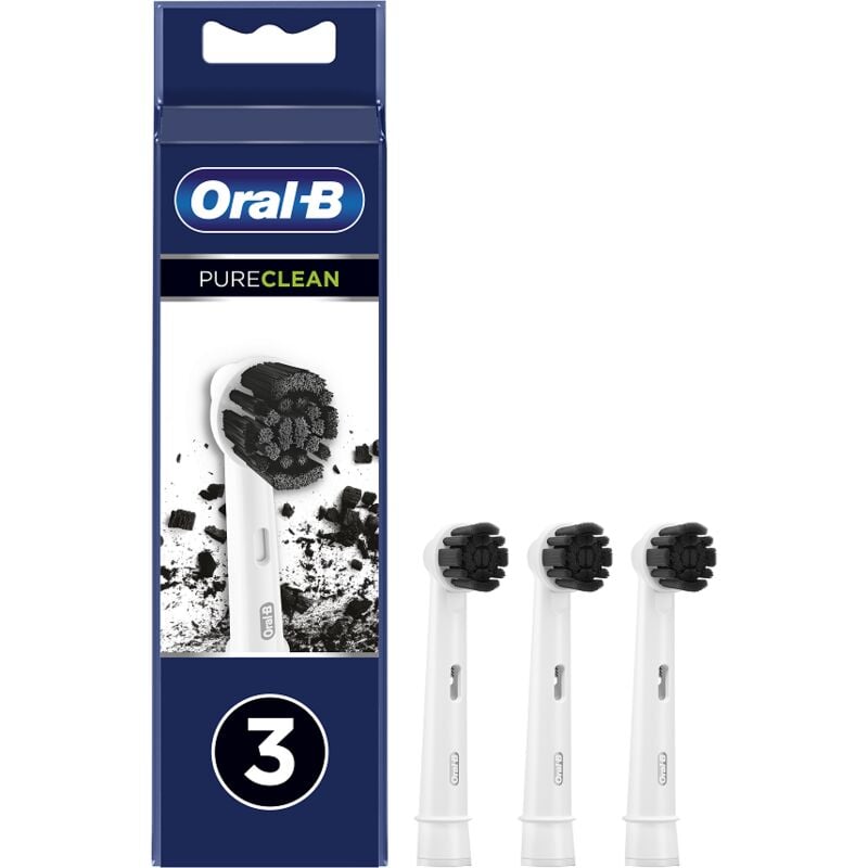 RECAMBIO ORAL-B BRAUN DENTAL CROSS ACTION NEGRO 3 UDS.