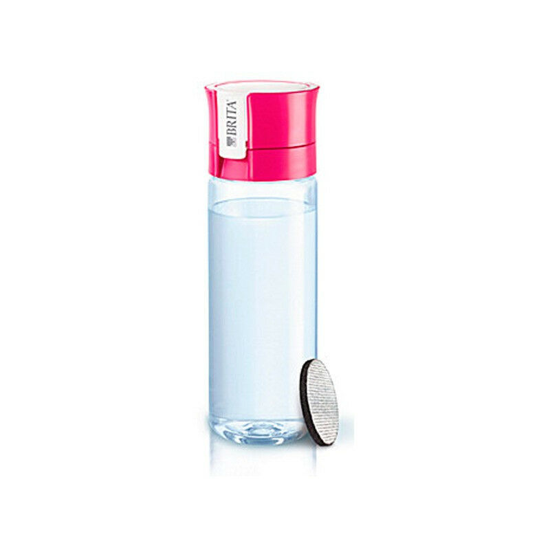 BOTELLA BRITA Fill&Go Vital ROSA 1 FILTRO 0.6L 1 MicroDisc