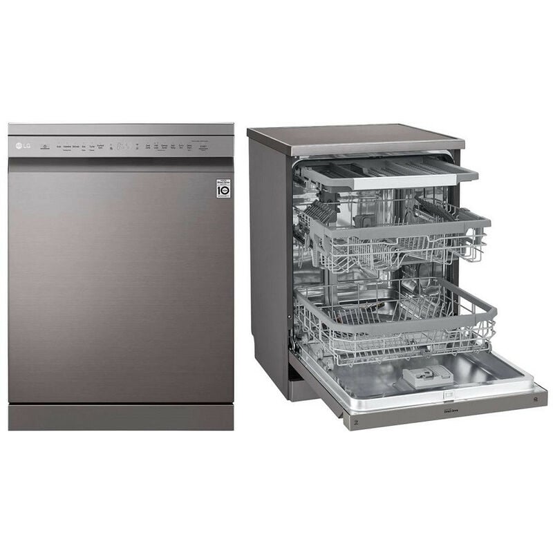 LAVAVAJILLAS LG DF325FP CLASE-E 14 SERV. INOX INVERTER