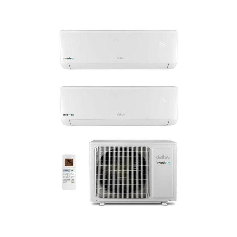 ACONDICIONADOR DAITSU M-SPLIT 2x 2150 F. GAS R32 A++/A+ COMPATIBLE WIFI