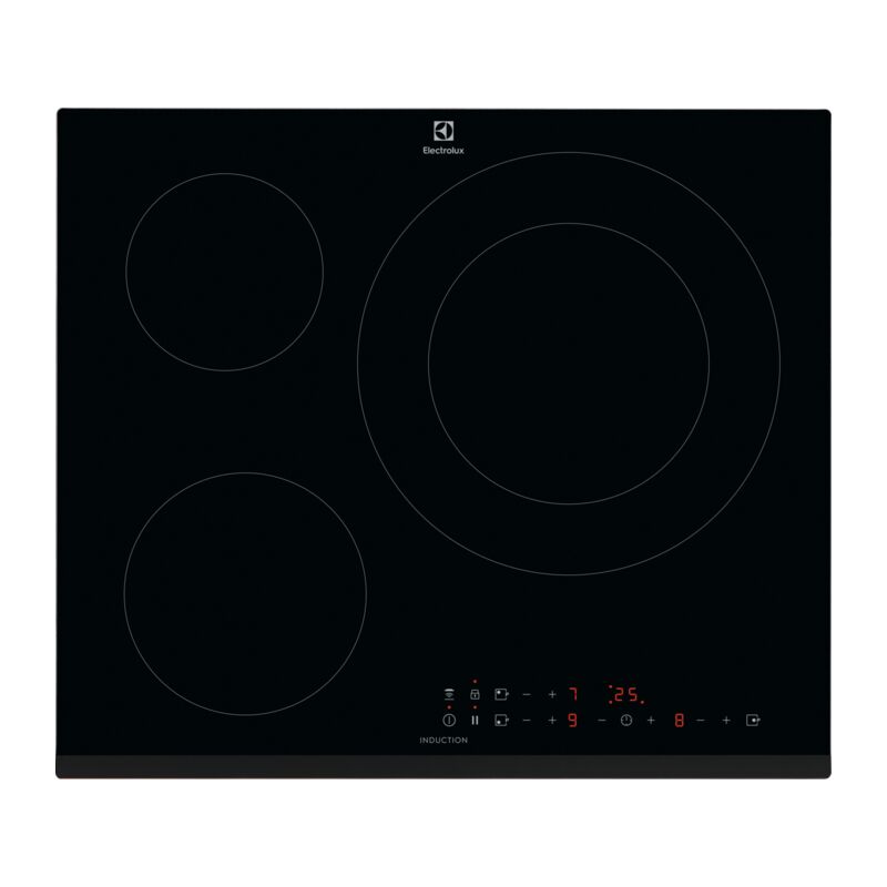 ENCIMERA ELECTROLUX INDUCCION 3 Z. ZONA 32 CM BISELADA EXTRAPLANA