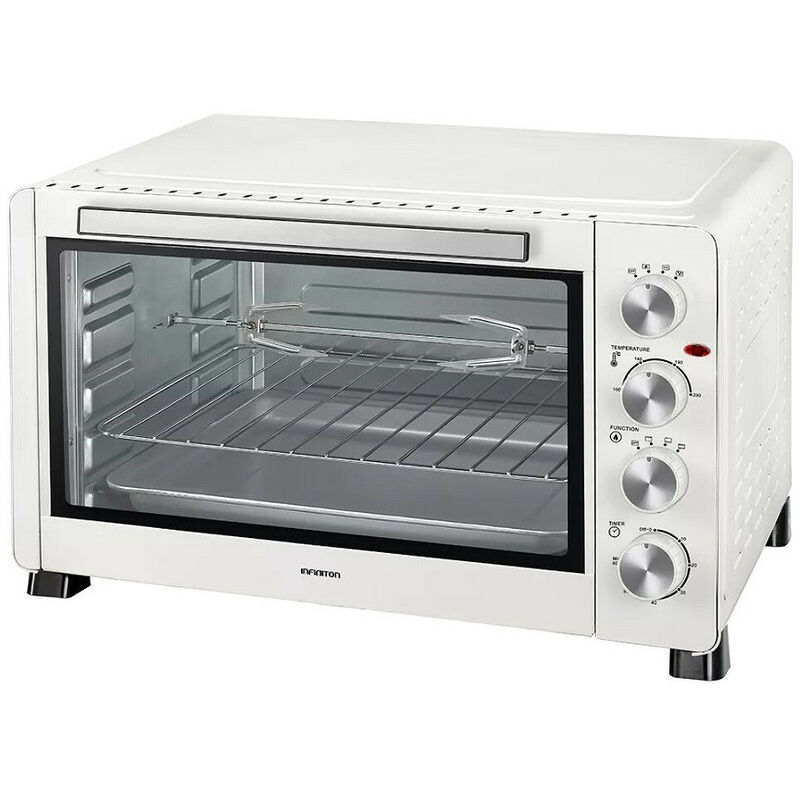 HORNO INFINITON SOBREMESA 60L. Blanco 2500W CONVECCION DOBLE ACRISTALAMIENTO