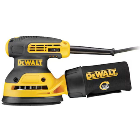 Dewalt – Exzenterschleifer 280W – Ø125mm Schleifplatte – für Hartholz und Metall – Staubabsaugung – Kompakte Bauweise (1/10)