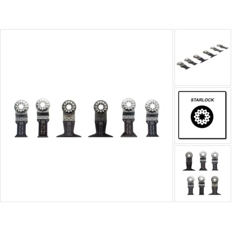 FEIN Best of Starlock E-Cut Holz Metall Set 6-teilig