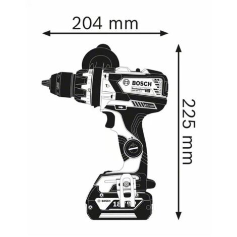 18V Li-Ion Schlagbohrmaschine (Nur Produkt) GSB 18V-110 C in L-BOXX - BOSCH 06019G030A
