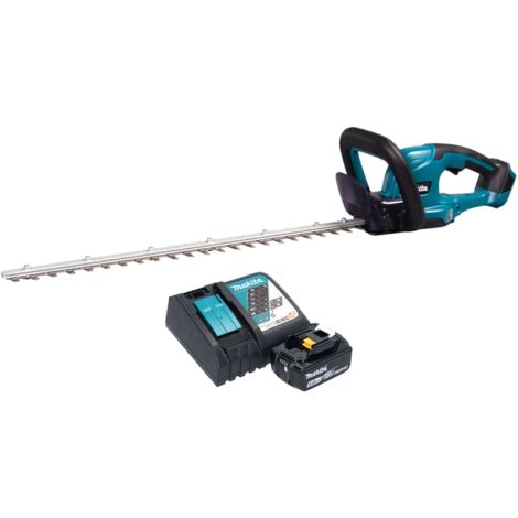Makita DUH607RT - Heckenschere (Lithium Ion de, 18 V, 60 cm, Inklusive 1 Akku de 5.0 Ah und Ladegerät)
