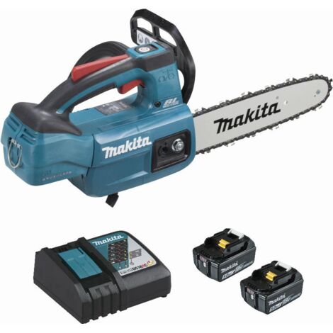 18 V Li-Ionen 5 Ah 25 cm MAKITA Baumsäge - 2 Akkus, Ladegerät - DUC254RT2