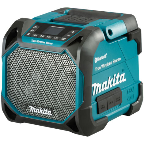 Makita DMR 203 Z Bluetooth Lautsprecher 12 V 18 V IP64 Solo - ohne Akku, ohne Ladegerät