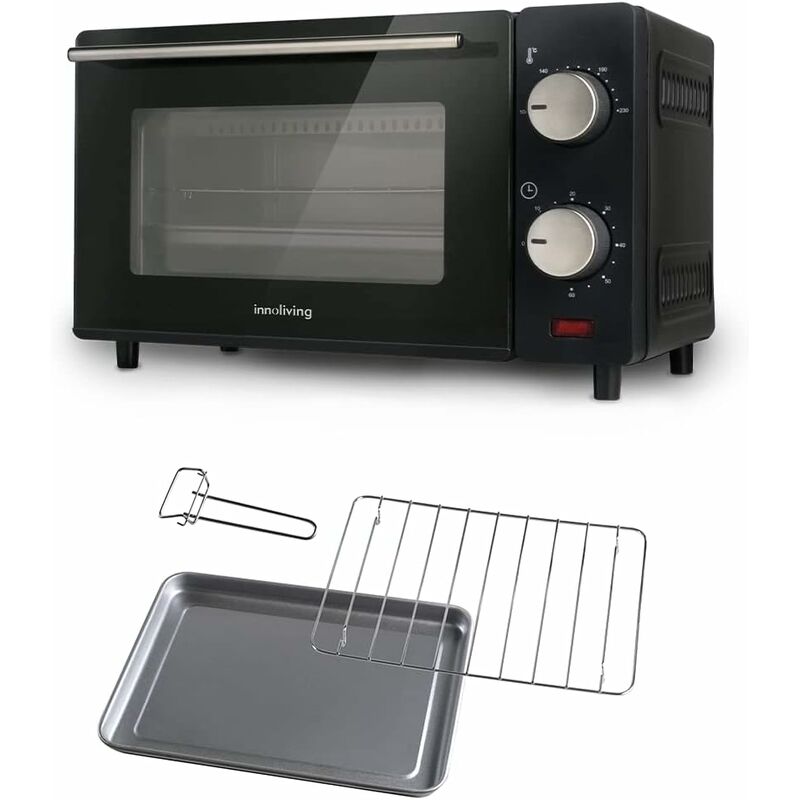 WOLTU Mini Forno Elettrico 10L 650W Girarrosto Potenza Timer