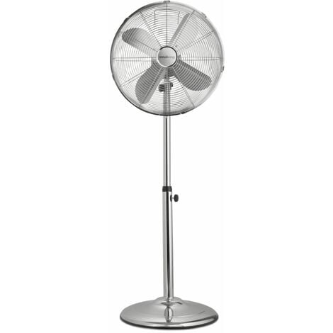 HOMCOM Ventilatore A Colonna 3 Velocità Con Oscillazione 70°, Piantana  Rotonda E Maniglia Di Trasporto, Potenza 50w, Ф20x78.5cm Nero