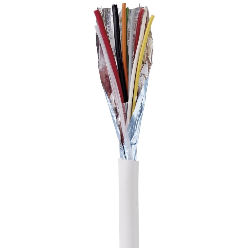 Bobine ou écheveau de 8 mètres de fil cable epais acier gaine de 1mm