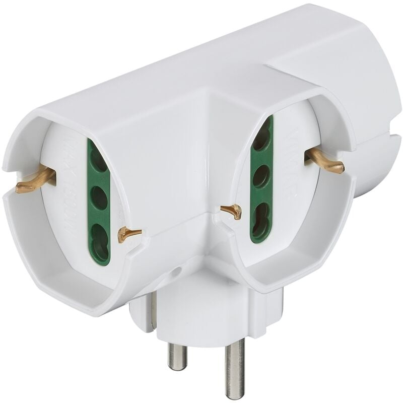 Adaptateur Vertical S31+3 Univ.Blanc VIMAR RI.00316.B