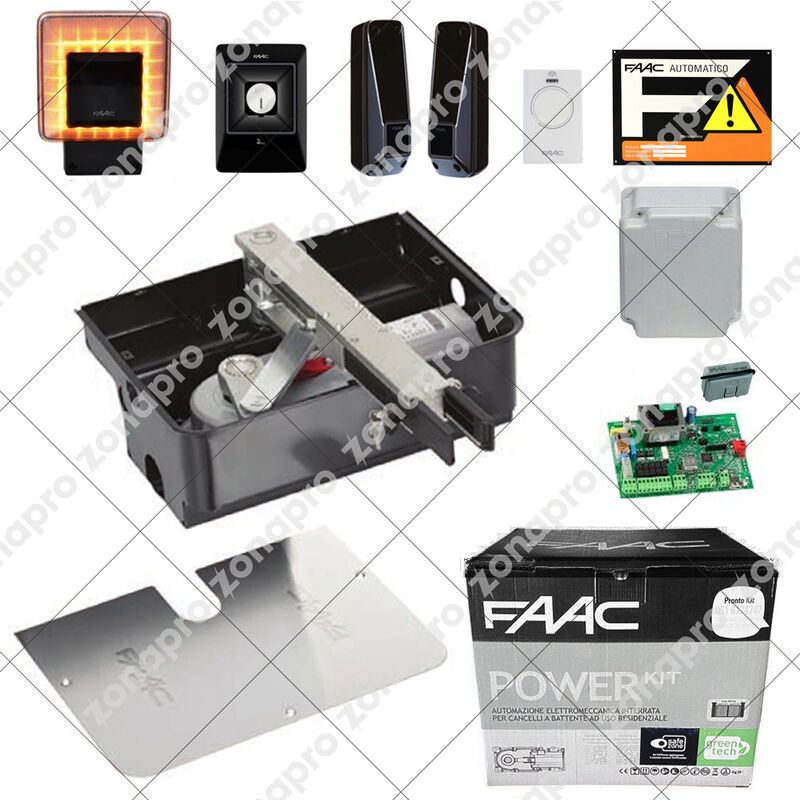 Faac Master Kit 104415445 230V Green Anta 3Mt Motore Battente Con