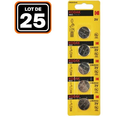 Lot 10 piles bouton MAXELL LR44 - AG13 - LR1154 - Alcaline - 1.5V - 400mAh