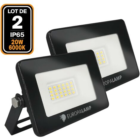 2 Fluter LED 20W Ipad Kaltweiß 6500K Hohe Helligkeit