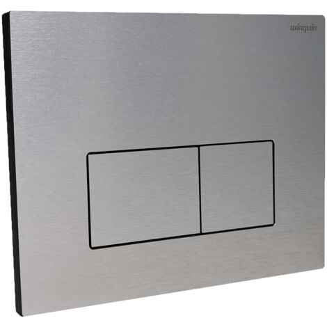 WIRQUIN Betätigungsplatte Hänge-WC 3/6L DESIGN chrom glänzend