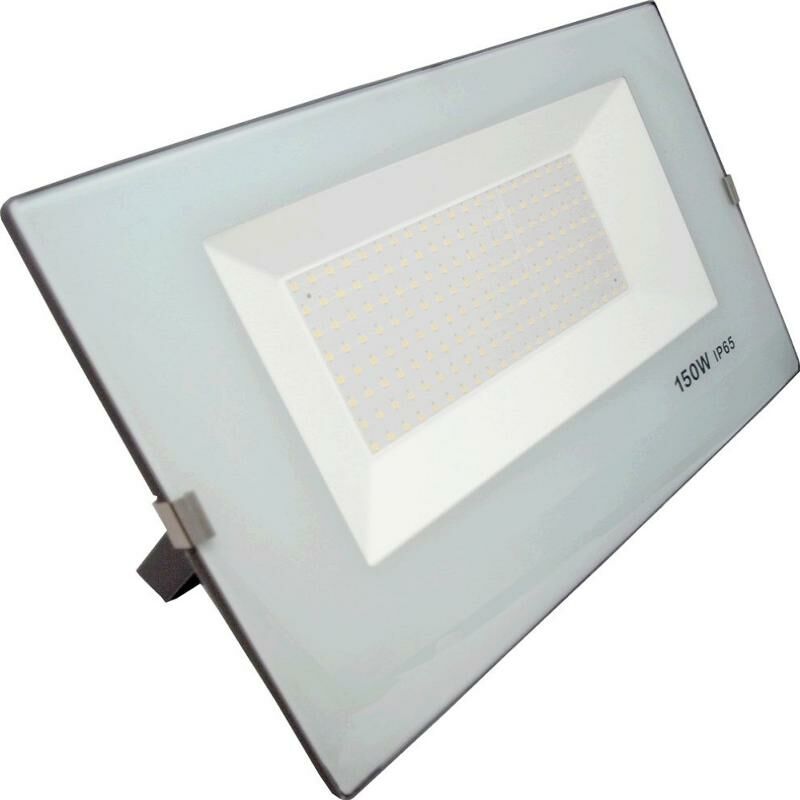 Projecteur LED WAVE de chantier avec 2 mètres de câble - 50W - IP65 - Blanc  Pur - Ecolife Lighting