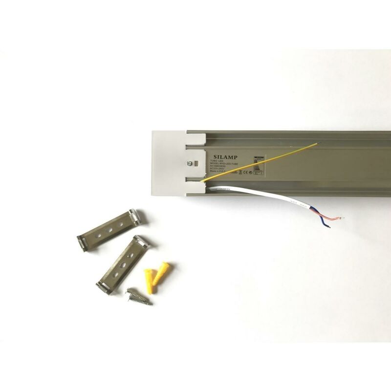 Réglette LED Rechargeable USB 60cm IP40 avec Détecteur de mouvement - Blanc  Neutre 4000K - 5500K - SILAMP - Brico Privé