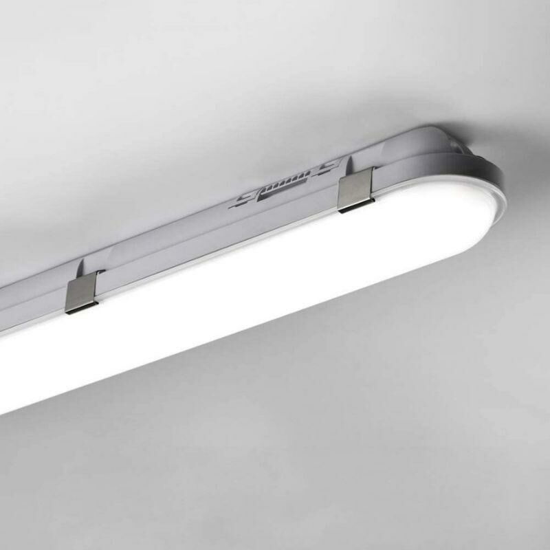 Kit de Réglette LED étanche + Tube Néon lumineuse LED 120cm T8 36W - Blanc  Chaud 2300K - 3500K - Cdiscount Maison