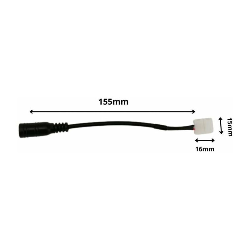 Connecteur Simple pour Ruban LED COB 24V 8mm - SILAMP