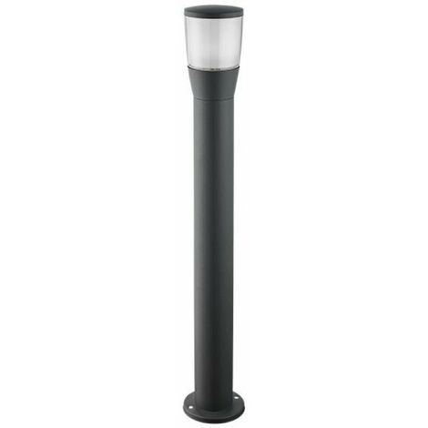 Borne de Jardin Grise 7W 80cm IP54 - Blanc Chaud 2300K - 3500K - (1/5)