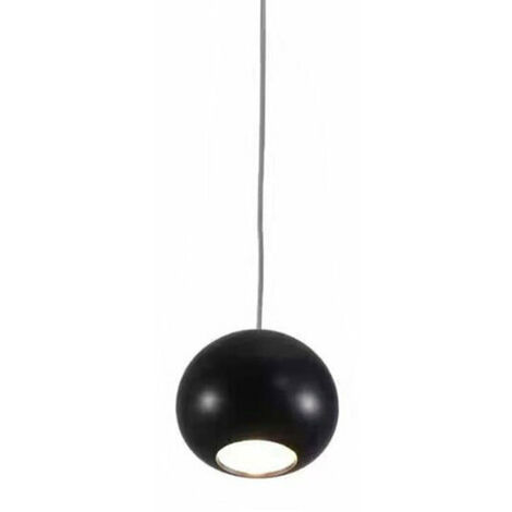 Luminaire Suspendu Rond pour Rail Magnétique 48V 10W Noir - Blanc Chaud 2300K - 3500K - SILAMP (1/5)