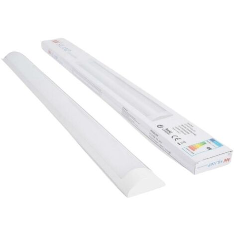 Réglette LED 90cm 24W - Blanc Neutre 4000K - 5500K - SILAMP : :  Luminaires et Éclairage