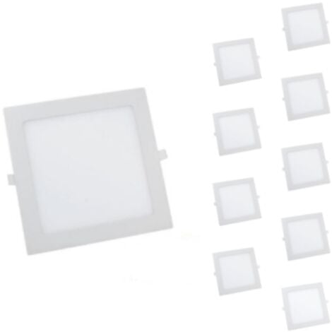 Spot LED Extra Plat Rond ALU 6W (Pack de 5) - Blanc Neutre 4000K - 5500K -  SILAMP