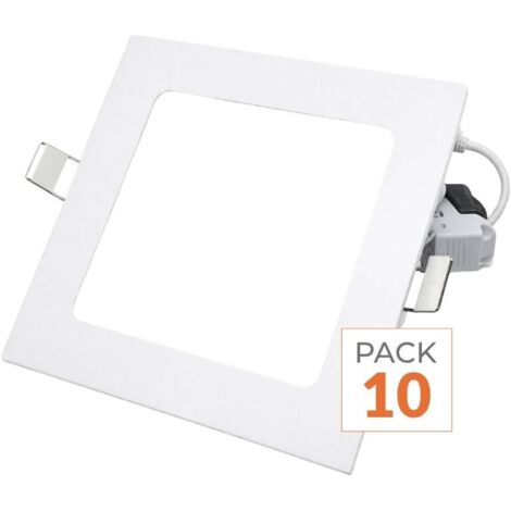 Spot Encastrable Carré Design Blanc Froid - LED 9W Avec Transfo - Neuf Sous Emballage