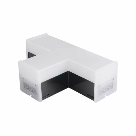 Connecteur 10W en T pour Suspension Linéaire Fine Noire 40W - Blanc Neutre 4000K - 5500K - SILAMP (1/3)