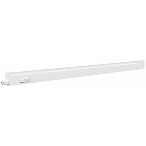 Silamp – Tube néon LED T5 90cm 9.6W – 2 têtes avec interrupteur – Blanc froid 6000K – Flux lumineux 900 lumens – Installation directe 220-240V