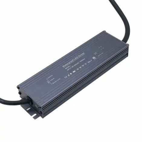 Silamp – Transformateur 220V 12V 150W DC 12.5A – Norme IP67 pour installations extérieures – Alimentation stable pour luminaires