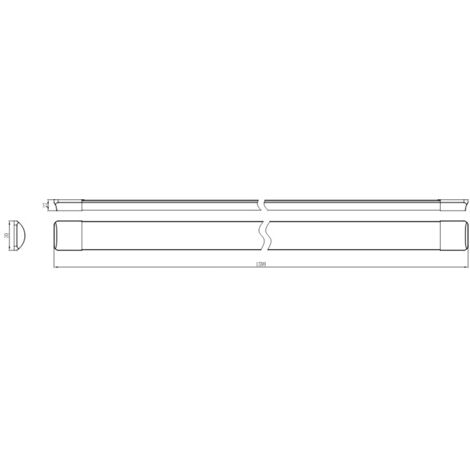 Réglette LED 150cm 50W IP40 - Blanc Neutre 4000K - 5500K - SILAMP
