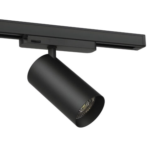 Spot LED sur Rail COB Triphasé 40W 36° Noir Philips - Garantie 5