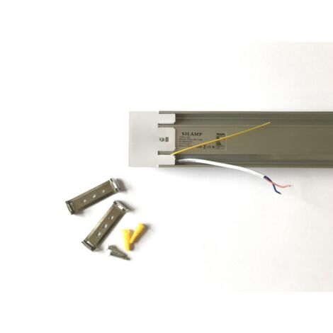 Réglette LED 60cm 24W (Pack de 4) - Blanc Neutre 4000K - 5500K - SILAMP