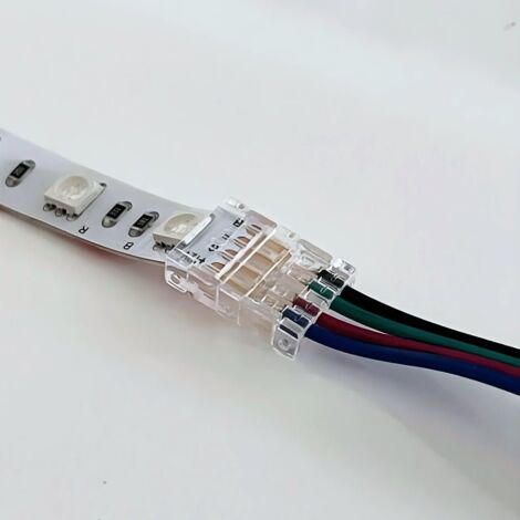 Connecteur Simple pour Ruban LED RGB 10mm IP20 - SILAMP (1/2)